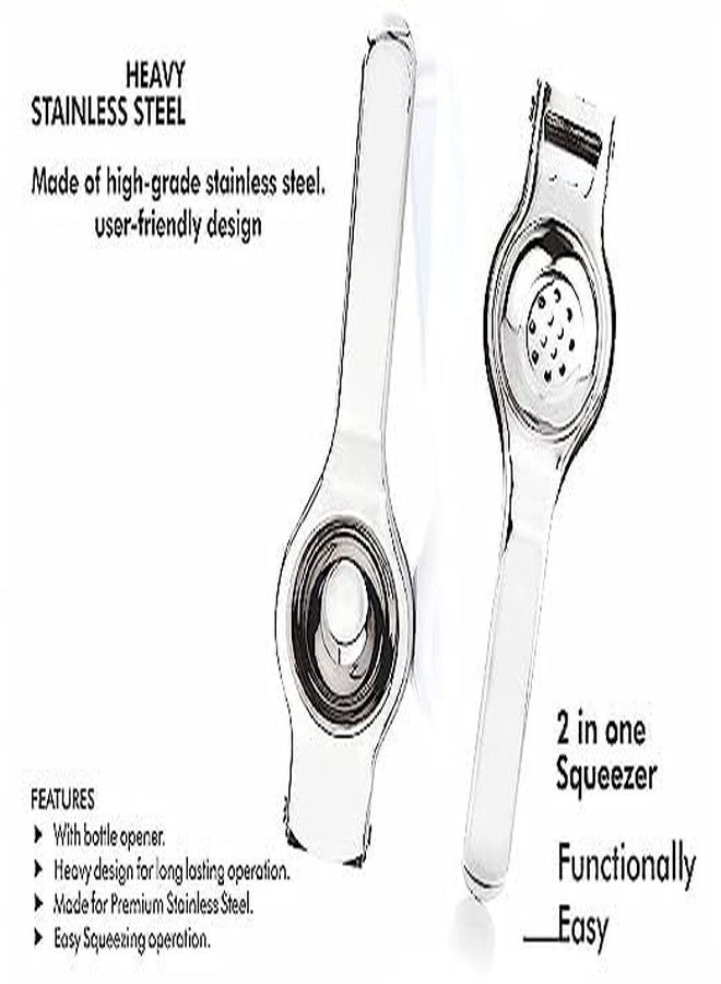 BigPlayer Stainless Steel Lemon Squeezer - Comfortable Handle for Efficient & Easy Juice Extraction - Image 4